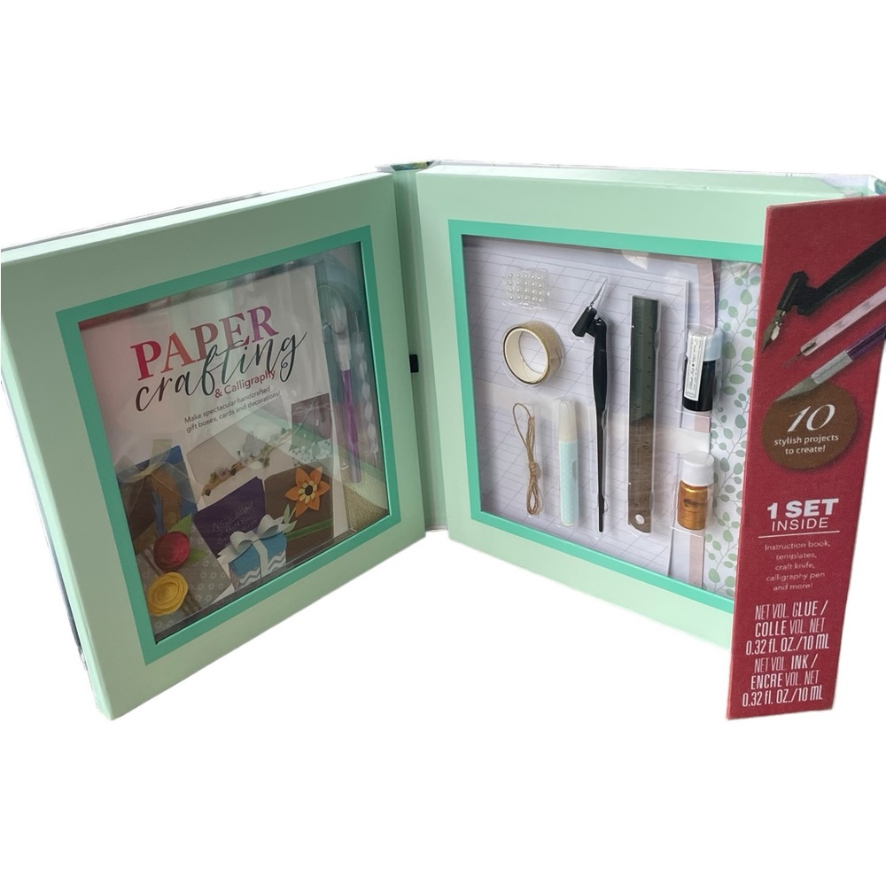 Art School Paper Crafting and Calligraphy set opened but never used
